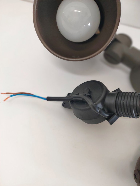 Image 1 of Vintage original Hüstadt Leuchten 3 spots ceiling lamp (height adjustable)