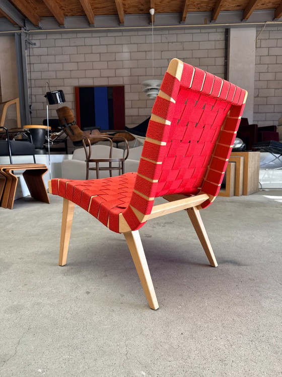 Knoll Risom lounge chair, Jens Risom – Poltrone, Tessile, Legno (photo 3 of 14)