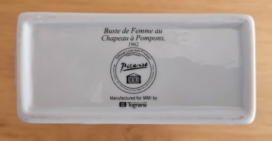 Picasso – Buste de Femme au Chapeau à Pompons – Porcelaine Tognana – Objets déco (photo 5 of 6)