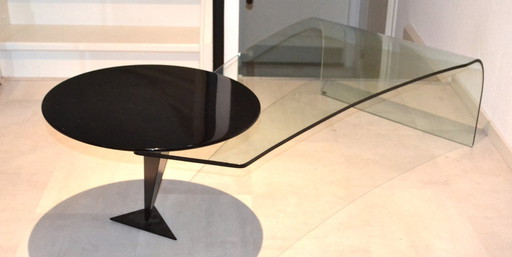 Glass coffee table coffeetable Catellan Italia