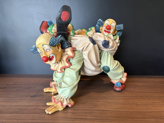 Image 1 of Clown vintage (créateur Jun Asilo) années 1990