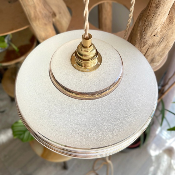 Customizable Art Deco Style Vintage Globe Portable Lamp – Lighting, Textile, Glass (photo 8 of 14)