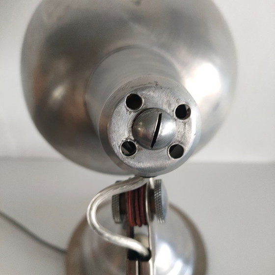 Image 1 of lampe à poser industrielle vintage 'Superchrome' (modifiée)