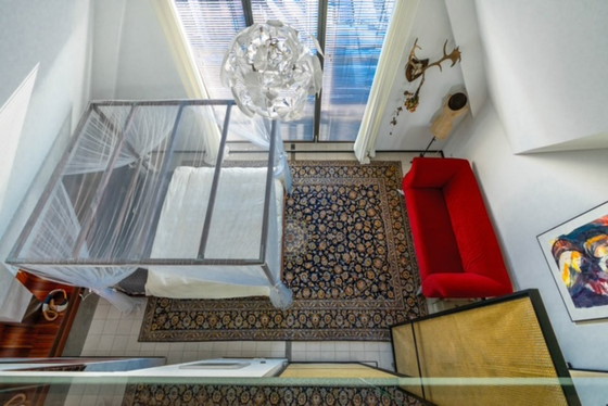 Image 1 of Design zitbank rood