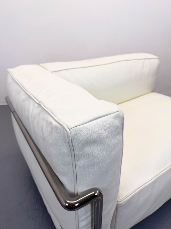 LC3 Le Corbusier, Cassina, Charlotte Perriand Leather Chair Seats – Armchairs, Metal (photo 7 of 8)