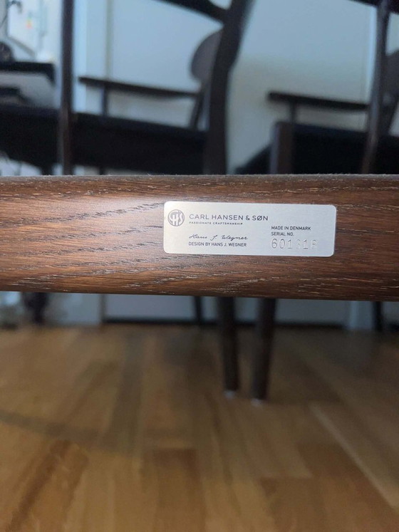 Complete set of 6 CH26 Wegner Chairs – Hans Wegner, Dining chairs, Wood (photo 13 of 13)
