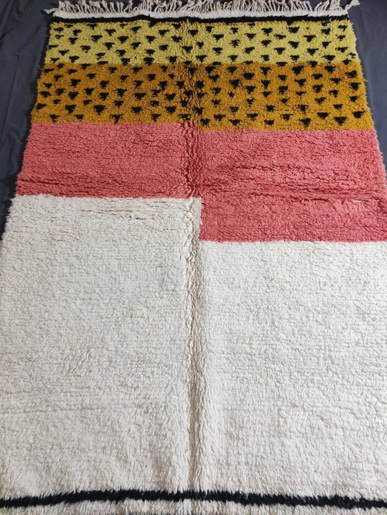 Handgefertigter traditioneller Teppich 250cm x 150cm Marokkanisch – Teppiche & Läufer, Wool (photo 9 of 11)