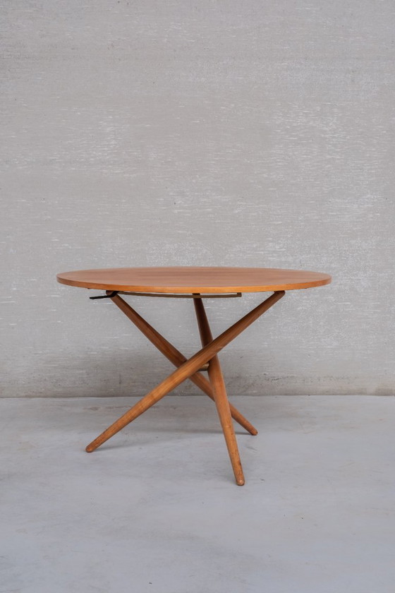 Image 1 of Seltener, verstellbarer Movex-Tisch von Jürg Bally, frühe 1950er Jahre