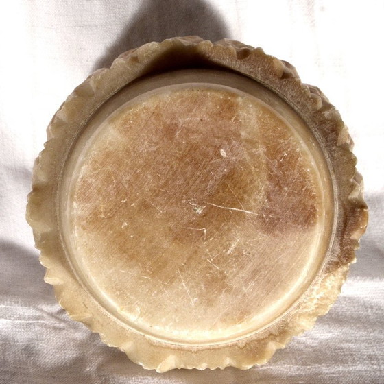Image 1 of Vintage marmeren doos, 12x12 cm