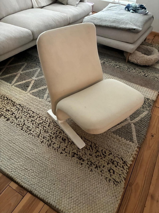 Image 1 of 2 pièces fauteuil Artifort Concorde F780, avec porte ouverte Pierre Paulin