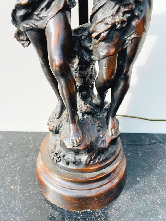 Image 1 of Lampada in stile Art Nouveau del 1900 secondo Auguste Moreau