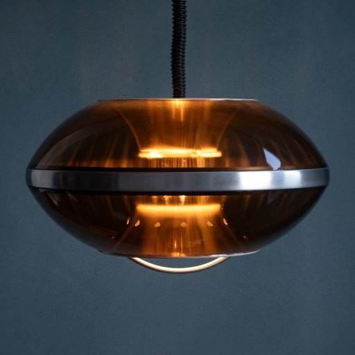 Lámpara colgante Dijkstra UFO de la era espacial – Dijkstra Lampen, hanglampen, Plastic (photo 2 of 11)