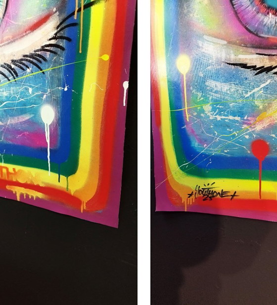 Image 1 of JUVENTUD - El Gran Observador - Lienzo del artista