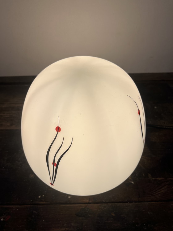 Image 1 of Vintage japandi mushroom tafel lamp