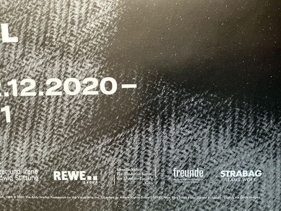 Image 1 of Affiche de l'exposition Andy Warhol NOW au musée Ludwig
