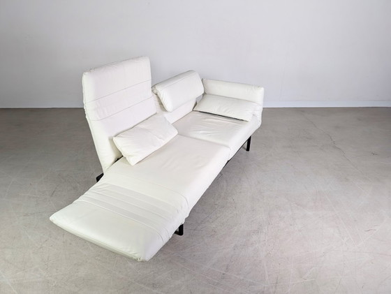 Image 1 of Divano originale Rolf Benz Plura in pelle a due posti beige chiaro