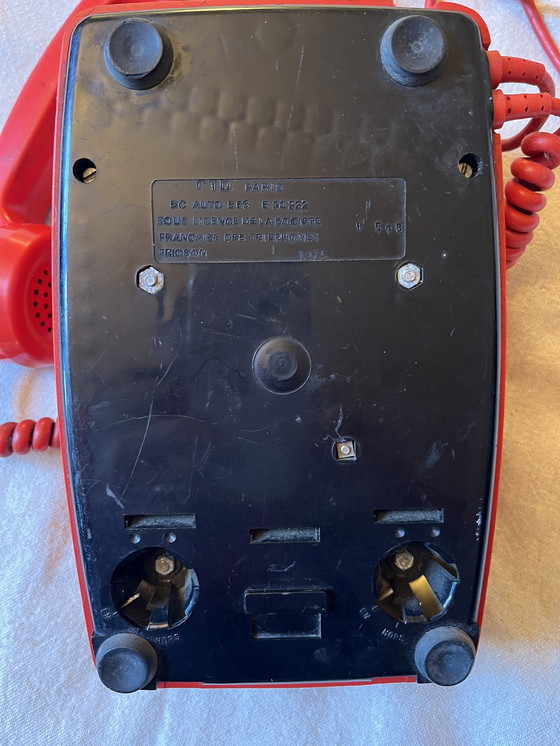 Image 1 of Telefono da collezione arancione del 1975
