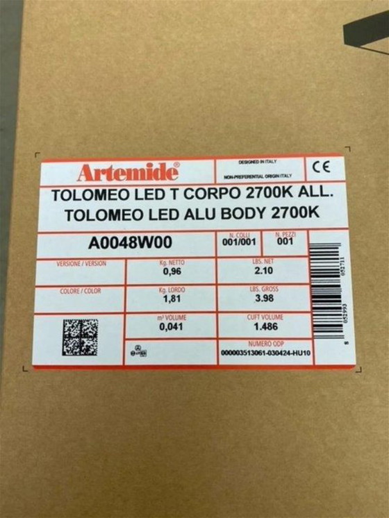 Image 1 of Artemide Tolomeo Tavolo LED new in original packaging design Michele DeLucchi