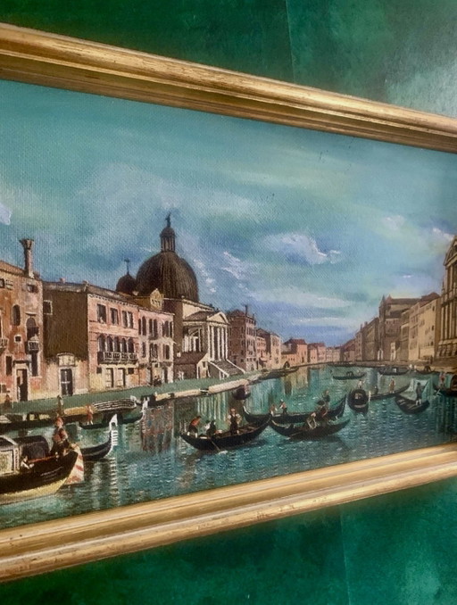 Venecia - El Gran Canal - B. Shaw 1969 – schilderijen tekeningen, Wood (photo 2 of 14)