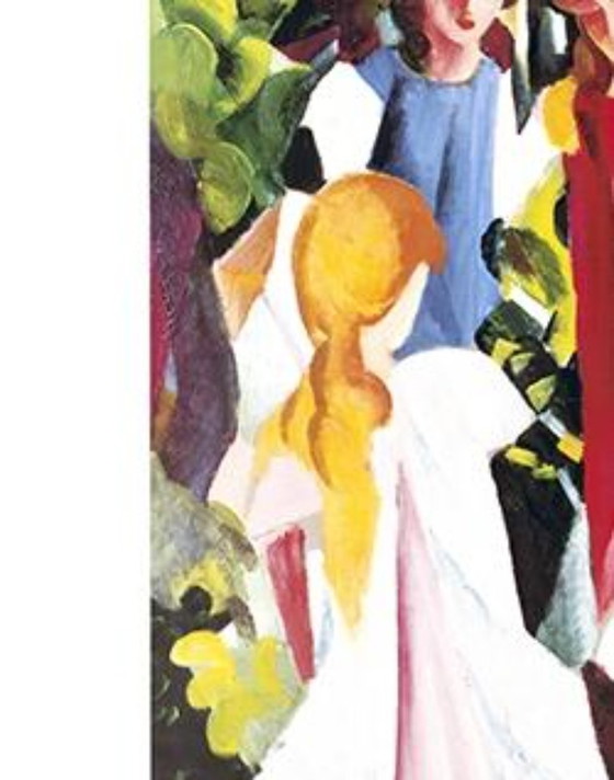 Image 1 of August Macke – Cuatro muchachas (1912) | Póster de arte expresionista