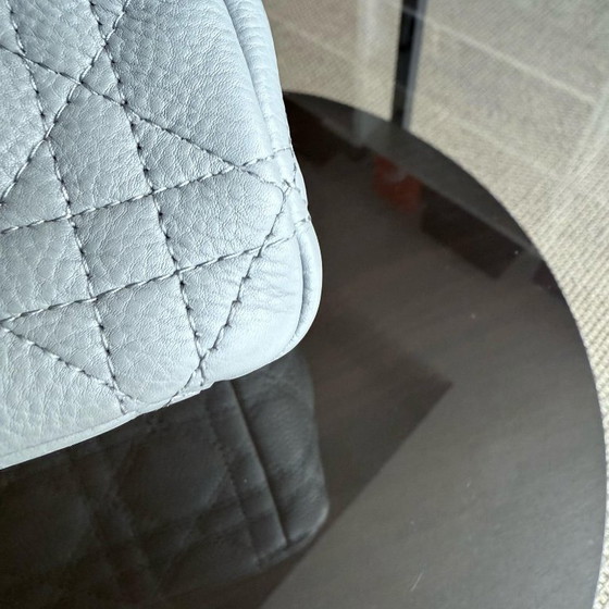 Image 1 of DIOR CARO MEDIUM - PELLE DI VITELLO GRAMMATIZZATA CANNAGE, GRIGIO, FERRAMENTA ORO