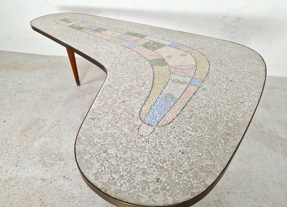 Image 1 of Tavolino da caffè XL in mosaico Berthold Müller
