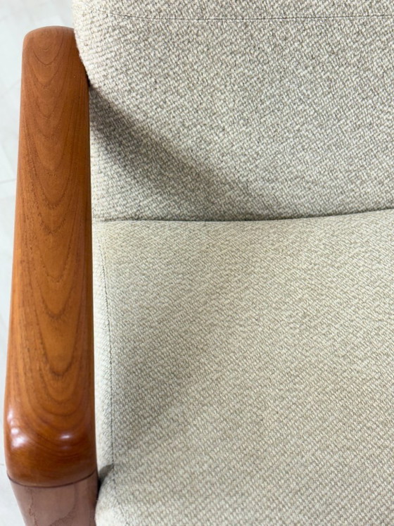 Image 1 of Vintage Dyrlund Teak Sofa | Solid Wood 3-Seater Couch | Design Classic