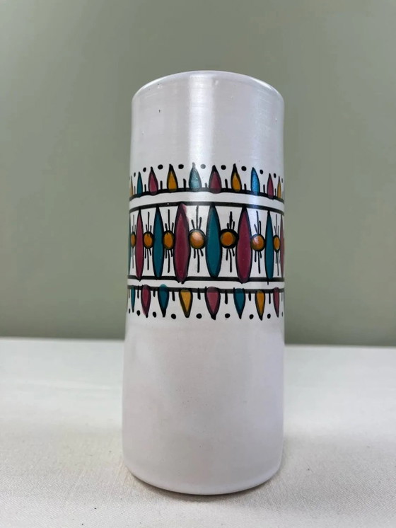 Ethnic handmade vase – Porcelain (photo 3 of 7)