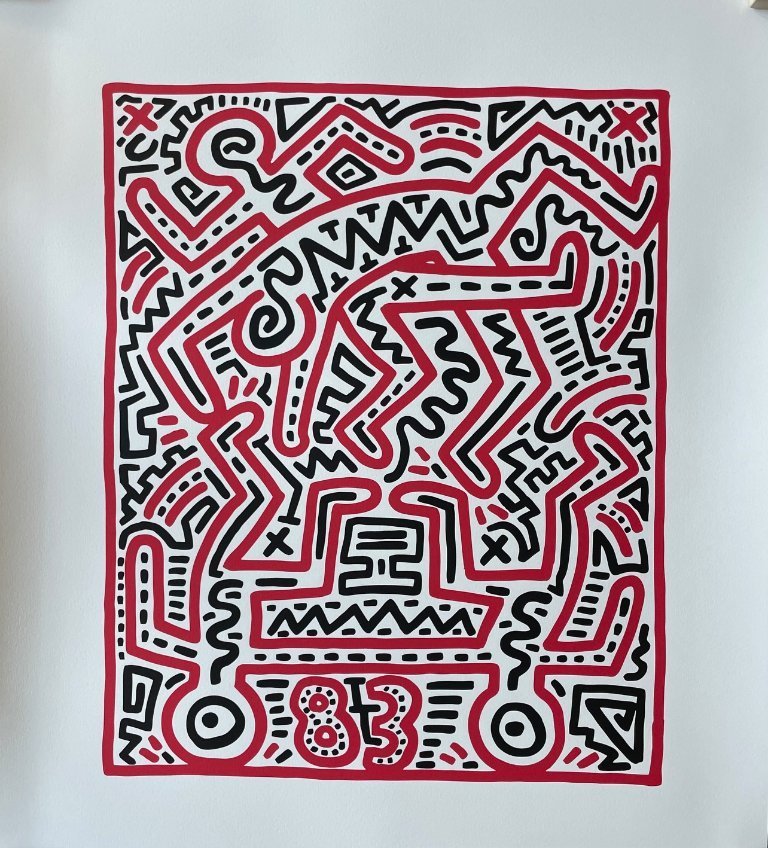 Keith Haring after (1958-1990), Fun Gallery Exibition, 1983