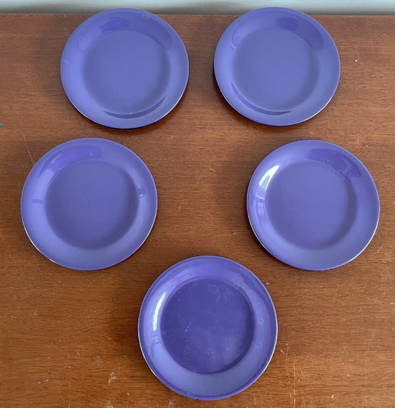 Image 1 of Laurids Lønborg - Ensemble de dessous de verre violet vintage