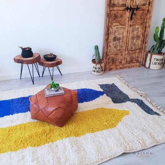 Image 1 of Handmade pure wool rug, traditional craftsmanship, size 150/250 cm