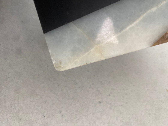 Image 1 of Art Deco Onyx Mantel Clock Set – 3-piece set – ca. 1930