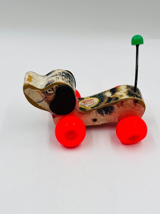 Image 1 of Lot de 4 jouets en bois Fisher-price années 60