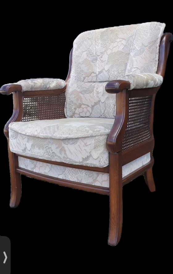 Image 1 of 4 Eichensessel mit Wollmohair