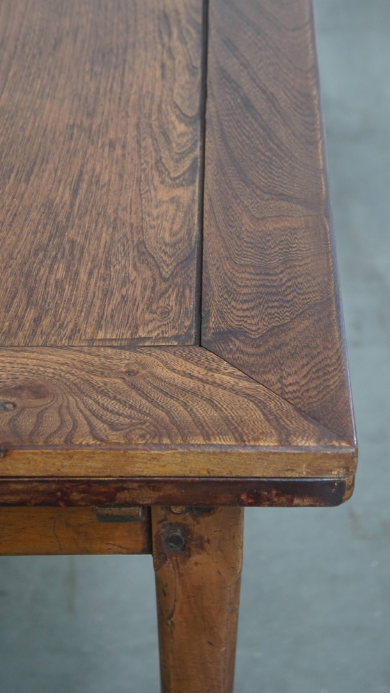 Image 1 of English antique extendable dining table