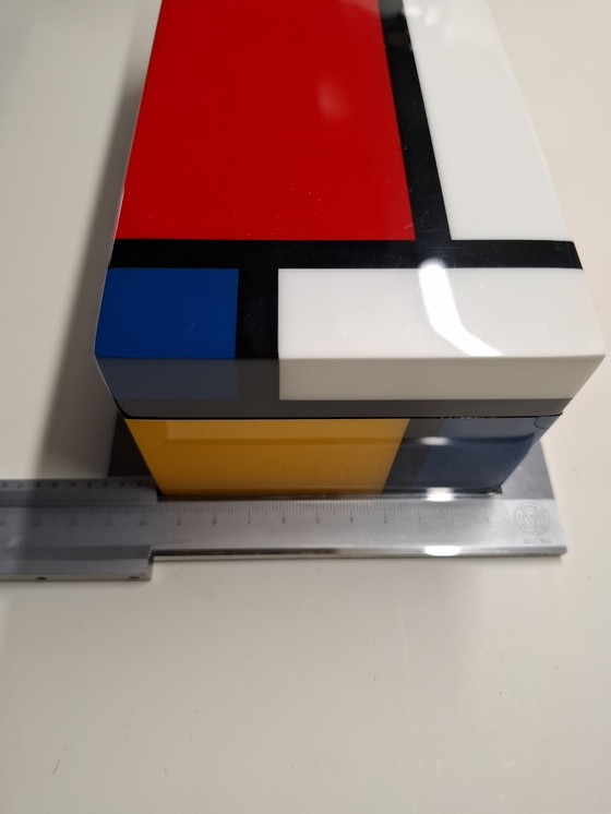 Image 1 of Mondrian Lacquer Box Lacma Edition