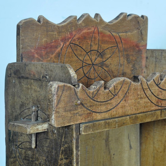 Image 1 of Beech Wabi Sabi cabinet, circa 1850