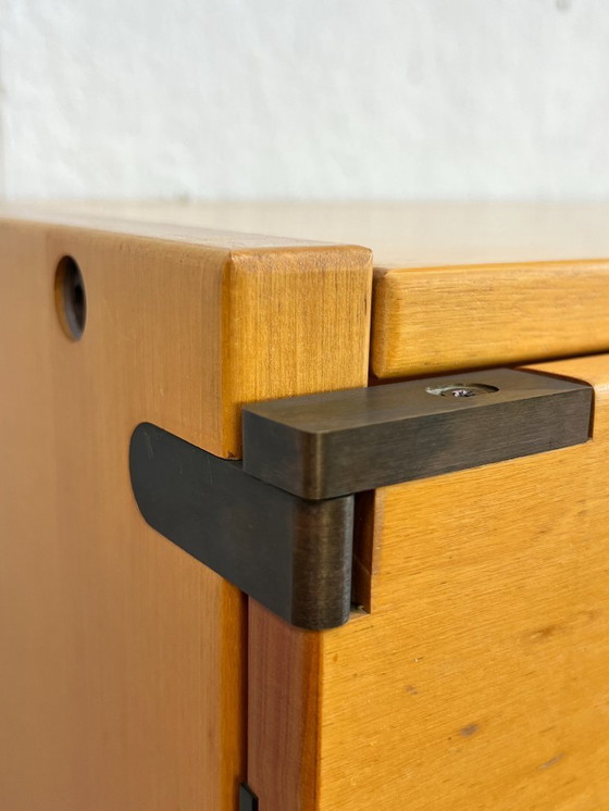 Image 1 of Buffet/armoire haute vintage, en bois de hêtre, Ibisco, Italie, années 1970