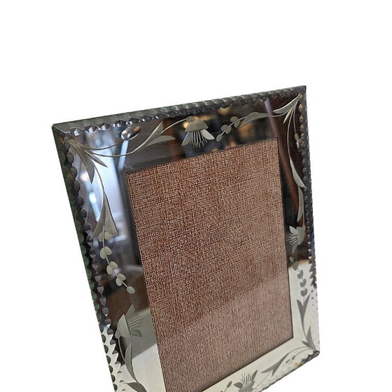 Image 1 of French Venetian Style Standing Photo Frame, Mid 20th Century