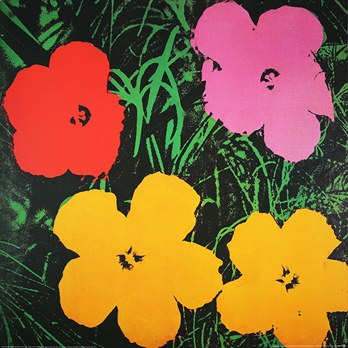 Andy Warhol-----Fleurs XL de 1968