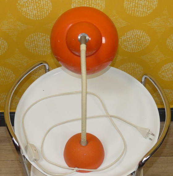 Image 1 of Temde type 21 60s lamp table lamp orange desk lamp gooseneck