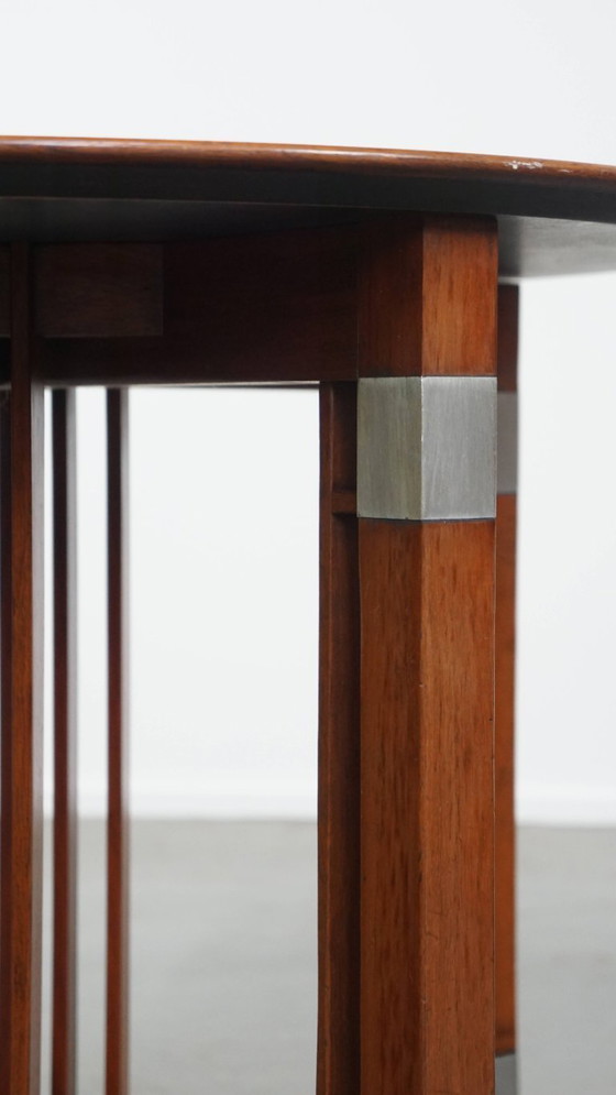 Image 1 of Mesa auxiliar/de centro redonda de diseño Art Déco Schuitema de la serie Decoforma