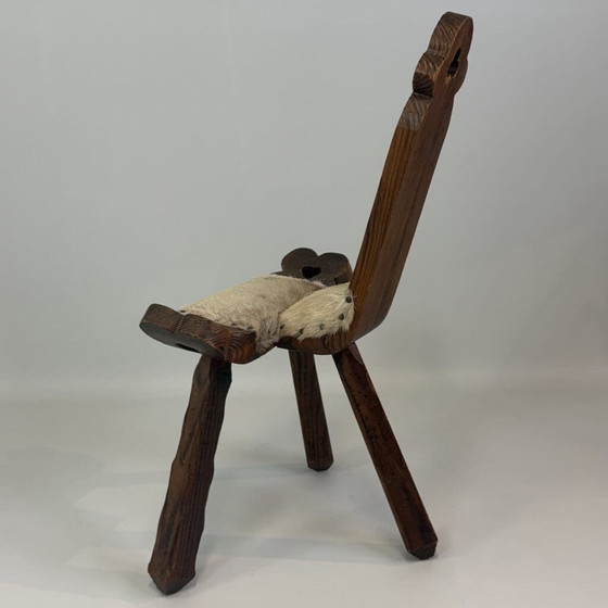 Coppia di sedie rustiche stile folk – Poltrone relax, Pelle, Legno (photo 30 of 34)