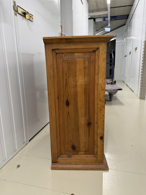 Image 1 of Mexican pine cabinet with 4 drawers & doors