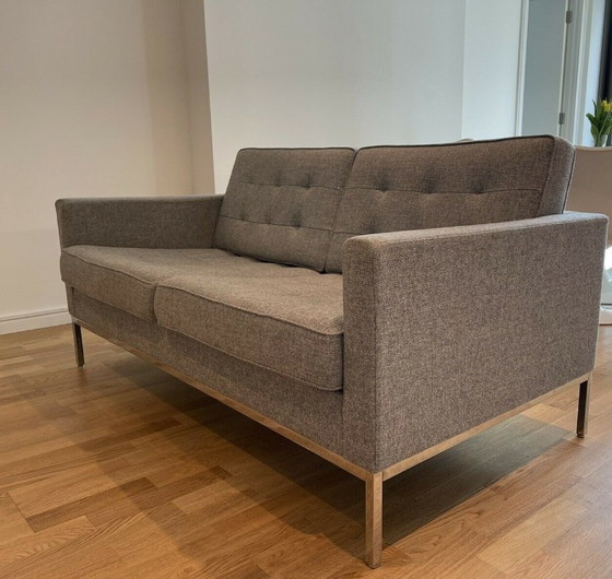 Image 1 of Florence Knoll By Knoll Studio 2-zitsbank Relaxed Sette (Mint)