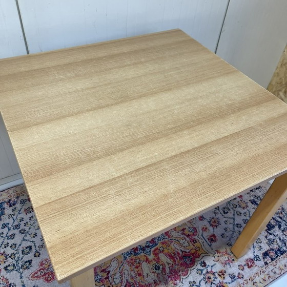 Image 1 of Vintage school table dining table craft work table