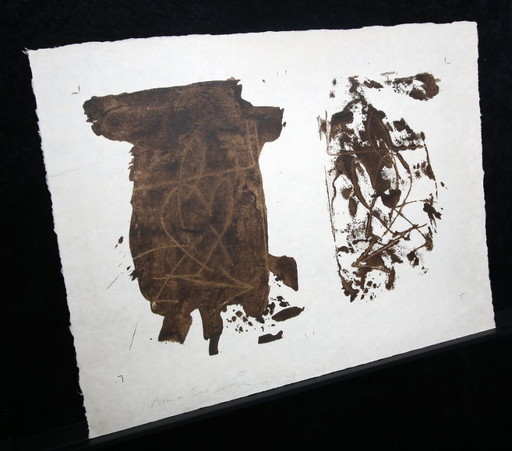 Reflecting on Dirt (1978) – Hand-signed color lithograph, postmodern art