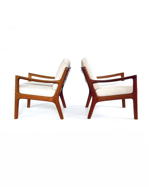 2x Vintage 'Senator' Sessel, Ole Wanscher '60
