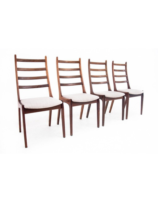 Set of 4 chairs, Danish design, 1960s.