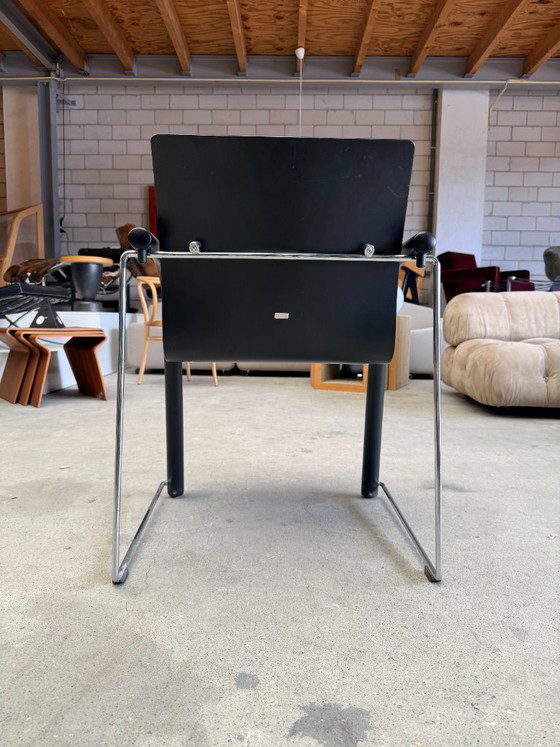 Silla Thonet S320 negra (Stock: 12) – Sillas de comedor, Metal, Textile (photo 8 of 13)